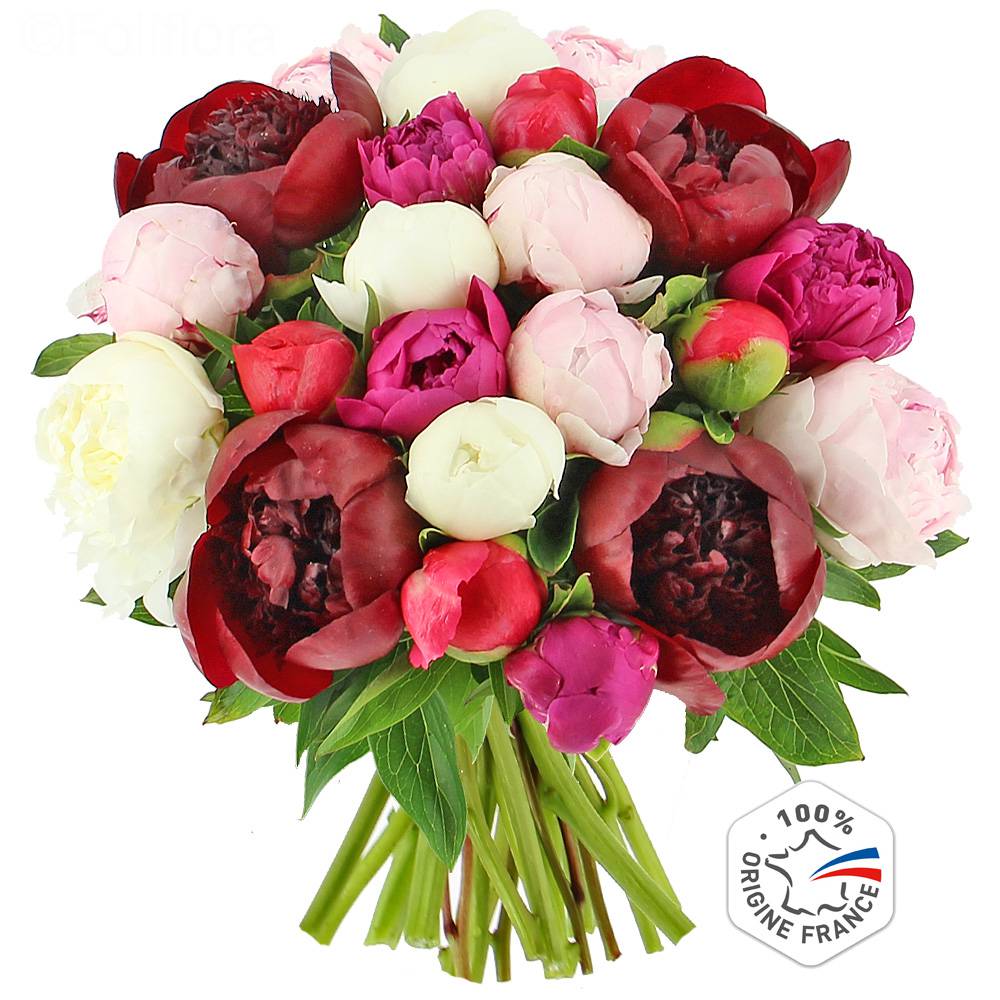Livraison bouquet de pivoines - Bouquet de fleurs - Foliflora